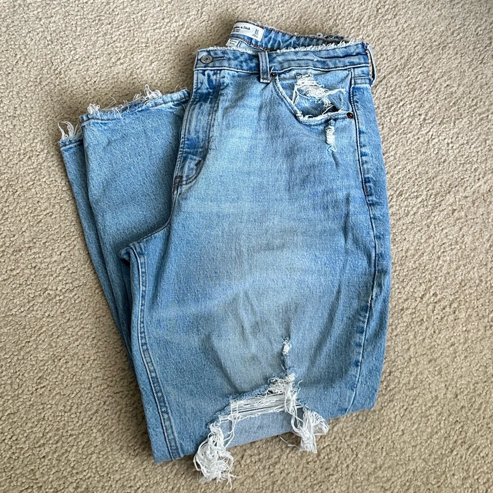 Abercrombie The Mom High Rise Curve Love